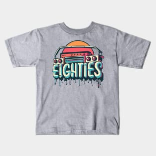 80s Eighties Throwback Vintage - Retro Eighties Girl Pop Culture Kids T-Shirt